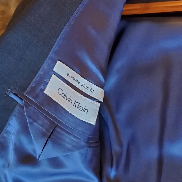 Calvin Klein Blue Extreme-slim fit Suit Separates - Picture 11 of 11